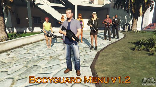 Bodyguard menu для gta 5 как установить